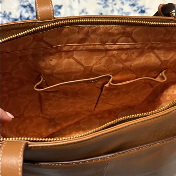 Lucky Brand Brown Tote with Gold Accent - Picture 6 of 7